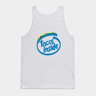 Tacos Inside (blue version) Tank Top